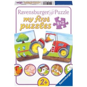 Puzzle la ferma 9x2 piese